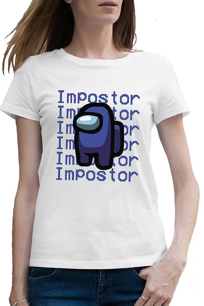 OEM Tricou femei Blue Impostor Among Us