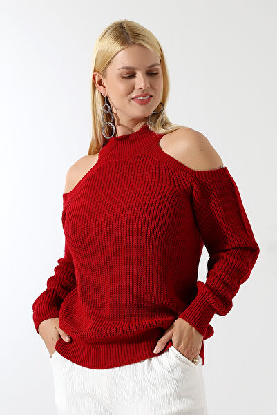 Marvine Women's Off Shoulder Knitwear Sweater