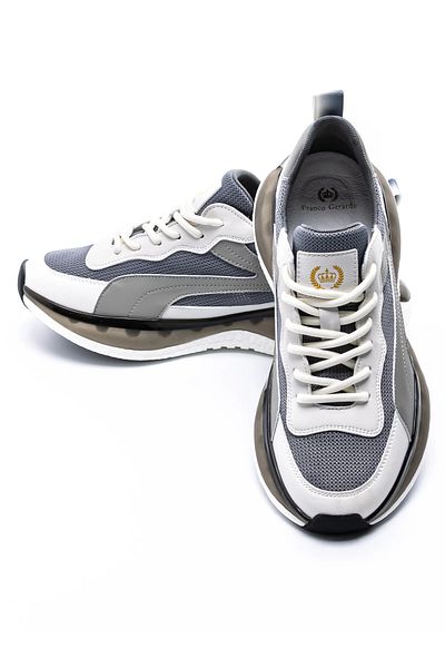 FRANCO GERARDO Men's Sports Shoes 22123-37 Grey Franco Gerardo
