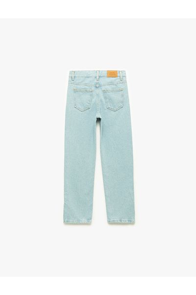 Koton Pantaloni din denim Mom Fit cu buzunare din bumbac