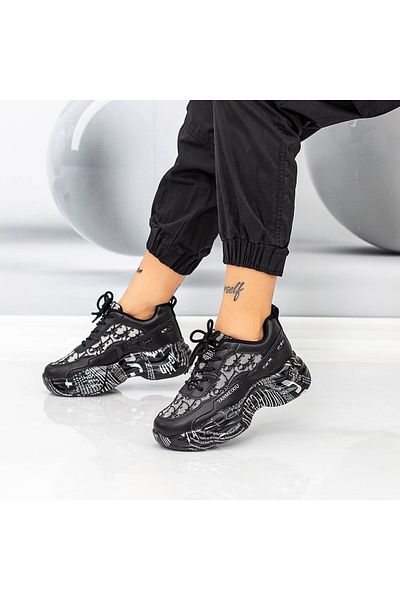 mei Women's Sports Shoes 2087 Black