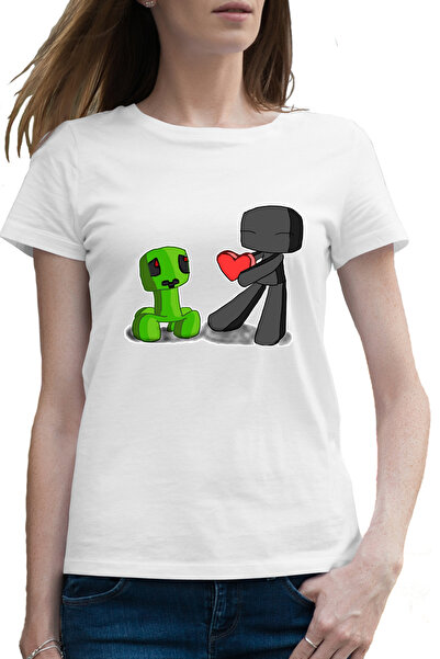 OEM Tricou femei Baby Creeper Enderman Minecraft