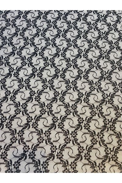 Yiğit Kumaş Black Lace Fabric