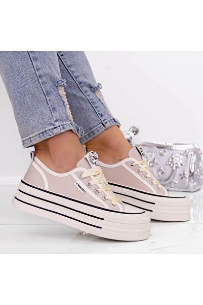 mei Pantofi Sport Dama cu Platforma 3AL61 Roz