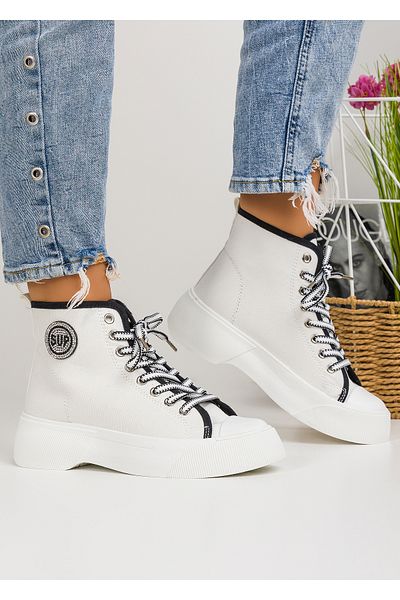 starlike Women's white sneakers A153