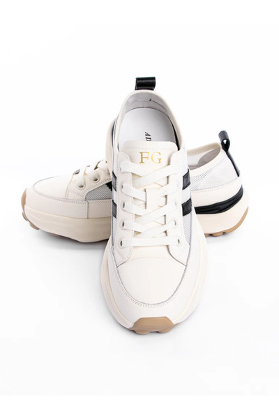 advancer Γυναικεία Αθλητικά Παπούτσια από Γνήσιο Δέρμα 18002-8 Μαύρα