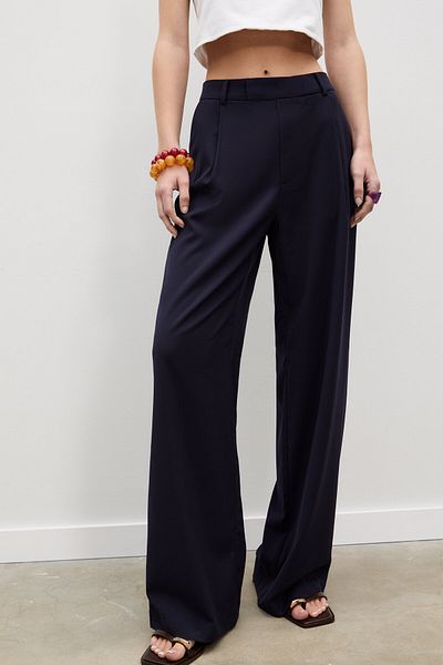 Stradivarius Wide-leg formal wear trousers