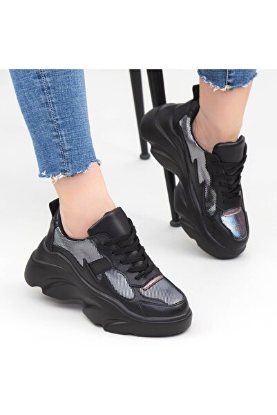 mei Pantofi Sport Dama cu Platforma 193 Black