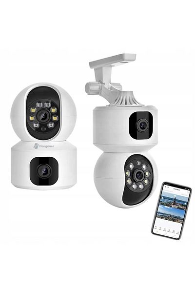 Azaris 2x KAMERA NIANIA MONITORING DOMOWY Z PODGLĄDEM NA DZIECKO NIEMOWLAKA SMART