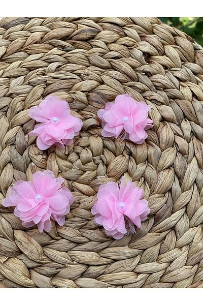 HİMENİSA Pearl Detail Laser Flower Decoration 25 Pieces