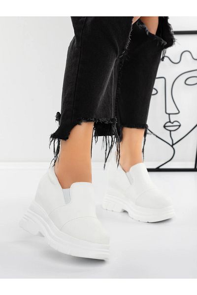 mei Women's Platform Sneakers 3AL112 White