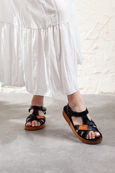 Adım Adım Genuine Leather Extra Comfortable Orthopedic Sandals