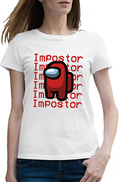 OEM Tricou femei Red Impostor Among Us