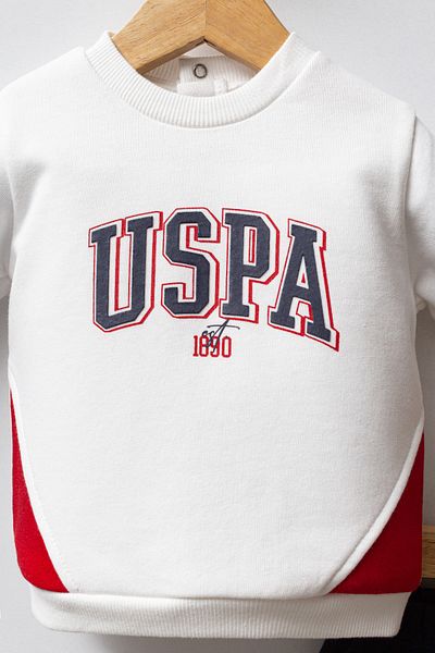 U.S. Polo Assn. Licensed Baby Boy Bottom Top 2 Piece Set
