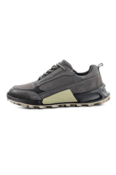 advancer Men's Sports Shoes Made of Genuine Leather 10512 Grey