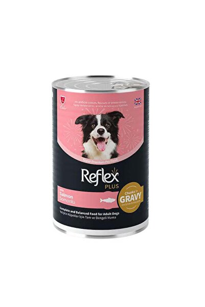 Reflex Plus Gravy Somonlu Et Parçacıklı Köpek Konservesi 400 Gr