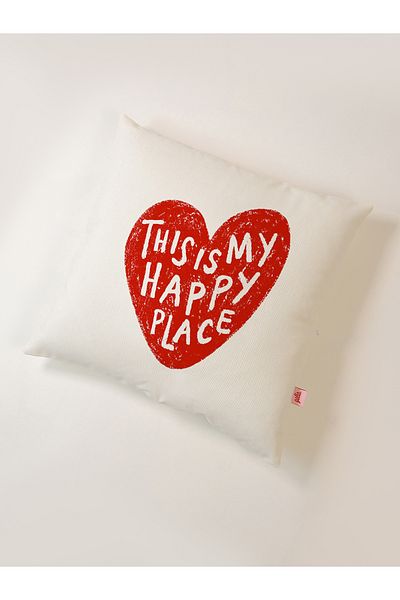 Galia Tasarım This Is My Happy Place Pillow Case 45X45 cm