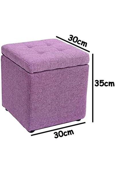 Generic Makeup Toy Ottoman Storage Foot Stool Footrest Stool Multifunction Storage Box Bench Seat Footrest T