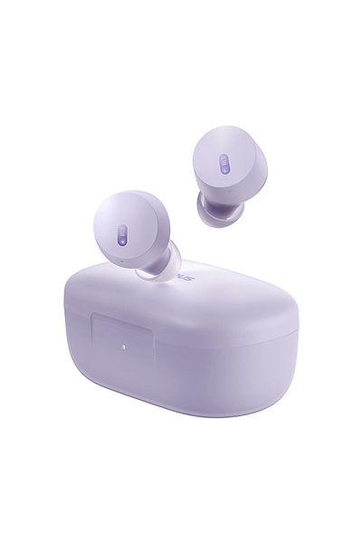 Baseus Słuchawki bezprzewodowe Bowie E18 TWS ENC IPX4 USB-C fioletowe