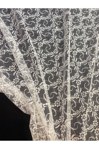 Yiğit Kumaş Ecru Lace Fabric