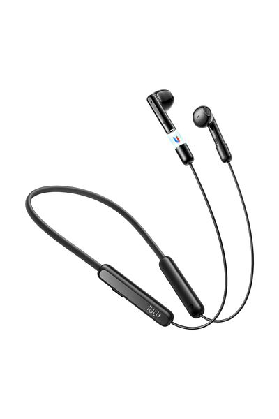 Joyroom Sportowe słuchawki bezprzewodowe typu NeckBand DS1 czarne