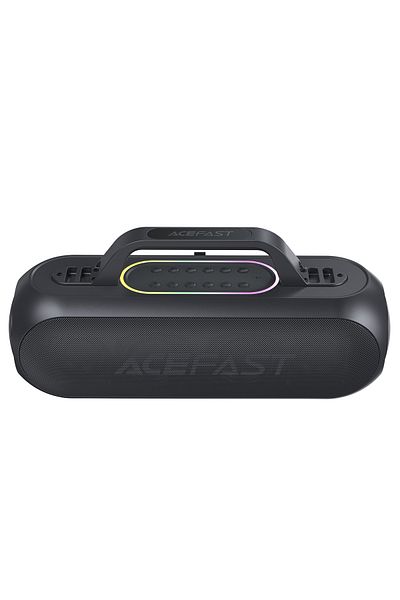 Acefast Głośnik bezprzewodowy do karaoke 200W z 2 mikrofonami USB-C czarny
