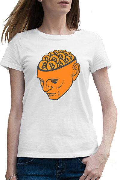 OEM Tricou femei Bitcoin in Head