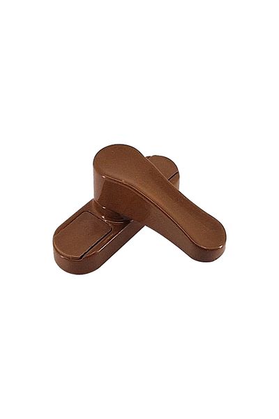 flores Self-locking window handle, BMX3747, brown