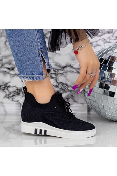 mei Women's Platform Sneakers 2KDN6 Black