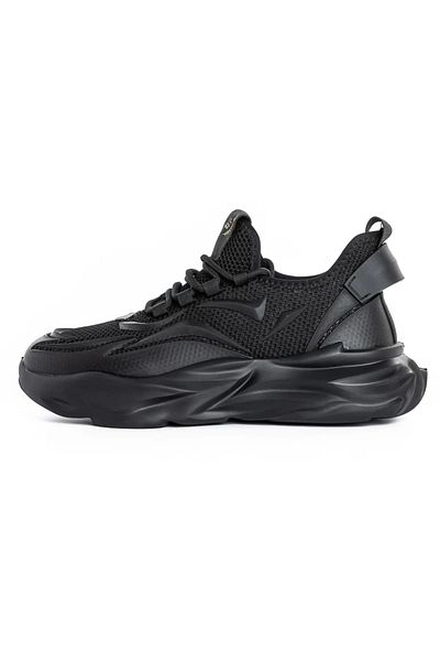 FRANCO GERARDO Men's Sports Shoes Made of Genuine Leather 23068 Black Franco Gerardo