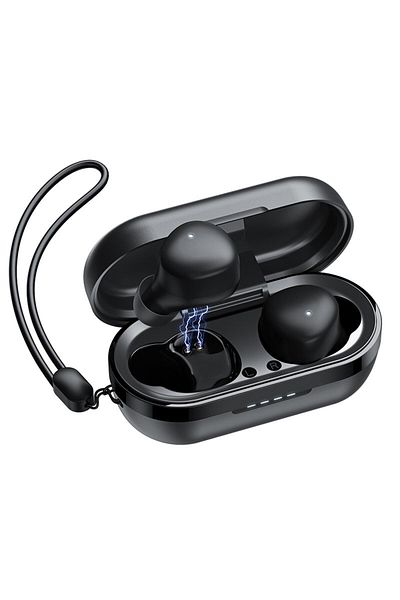 Joyroom Bezprzewodowe słuchawki TWS Bluetooth 5.1 300mAh czarny
