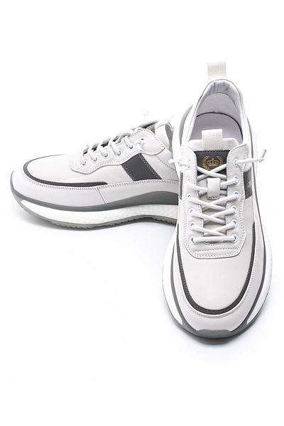 FRANCO GERARDO Men's Sports Shoes 33706 White-Grey Franco Gerardo