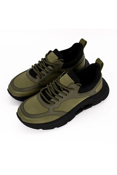 advancer Pantofi Sport Barbati din piele naturala 23028B Verde