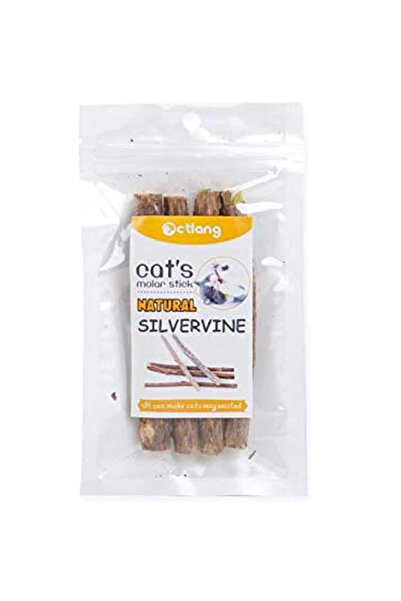 ENAR Cat Teeth Grinding and Cleaning Stick, Teasing Cat Toys, Chewing and Cleaning Cat Snacks 4pcs