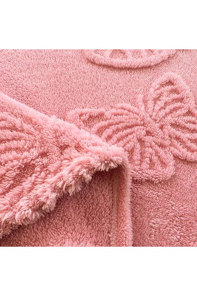 OEM Cocolino double bed blanket, embossed butterfly pattern, practical, soft and velvety texture, 61246-7