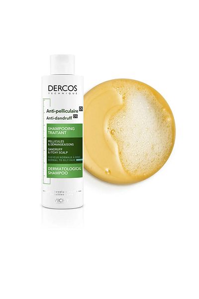 Vichy Sampon Anti-matreata Pentru Scalpul Si Parul Gras, Dercos, 200 ml