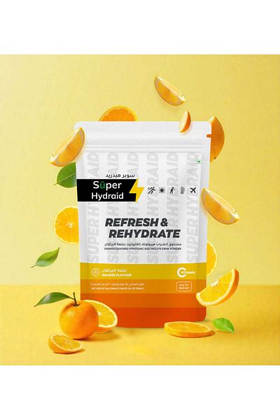 ORS Super Hydraid Electrolyte Drink Mix | Orange 10s