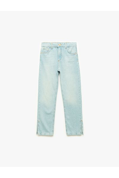 Koton Pantaloni din denim Mom Fit cu buzunare din bumbac