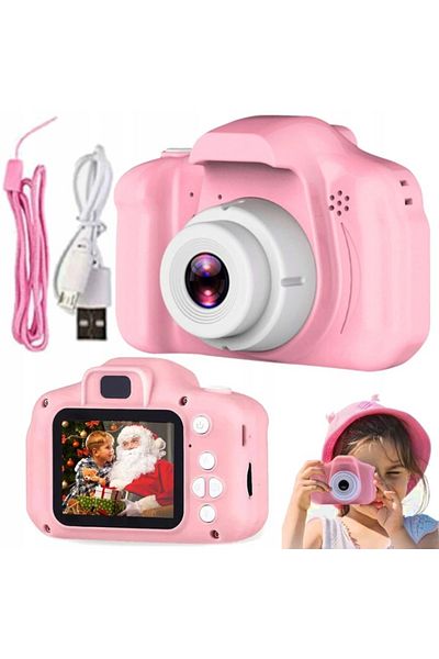 Pozostałe APARAT FOTOGRAFICZNY CYFROWY DLA DZIECI FullHD KAMERA ZABAWKA GRY