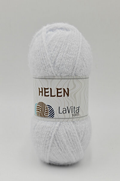 LaVita Yarn Helen Hand Knitting Yarn 100% Exclusive Polyamide 100Gr (9501 Opt...