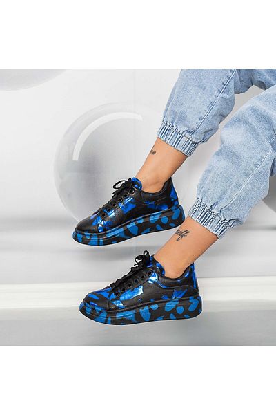 mei Pantofi Sport Dama XC20 Negru-Albastru