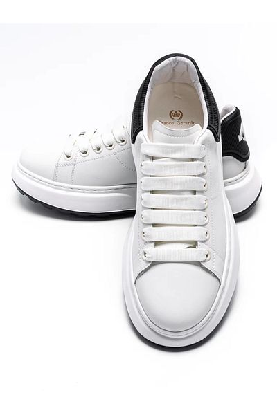 FRANCO GERARDO Men's Sports Shoes 8665 White Franco Gerardo