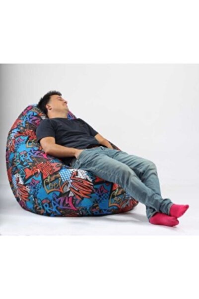 Pufrelax Fotoliu Nirvana Gigant, Material Impermeabil - Street Art