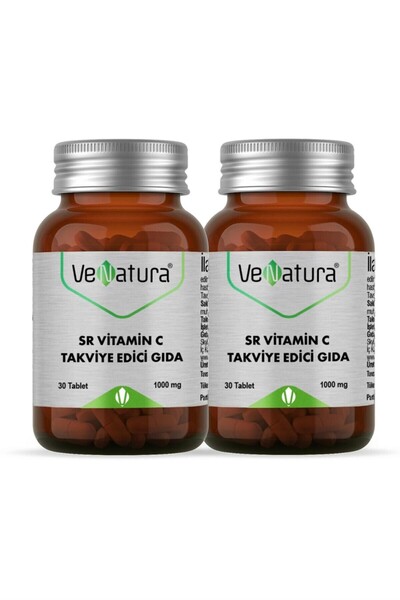 VeNatura Sr Vitamin C 1000 Mg 30 Capsules 2 Pieces