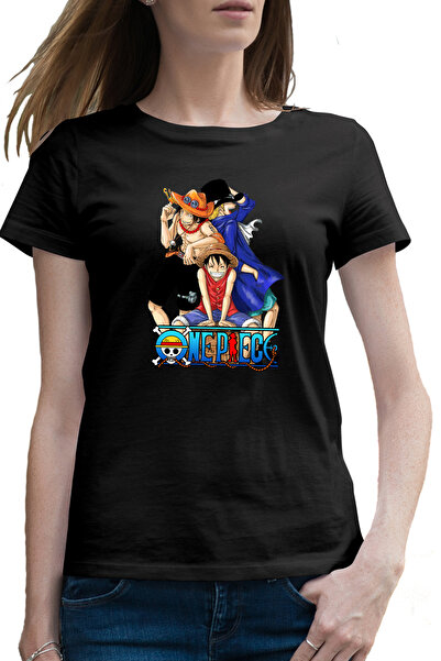 OEM Tricou femei One Piece Luffy Portgas Sabo Prieteni Gasca