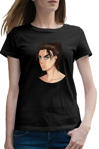 OEM Tricou femei Attack on Titan Eren Yeager Anime Fortnite