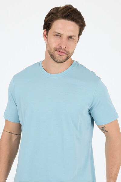 Rodi Men's Cotton Crew Neck Short Sleeve Solid T-Shirt Comfortable and Stylish Casual Men's T-Shirt 0169