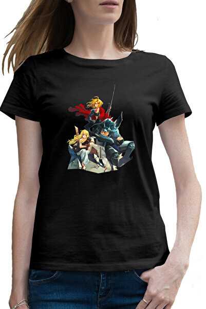 OEM Tricou femei Fullmetal Alchemist All Team Gang