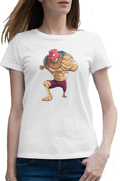 OEM Tricou femei One Piece Chopper Tony Straw Hat Pirates Anime