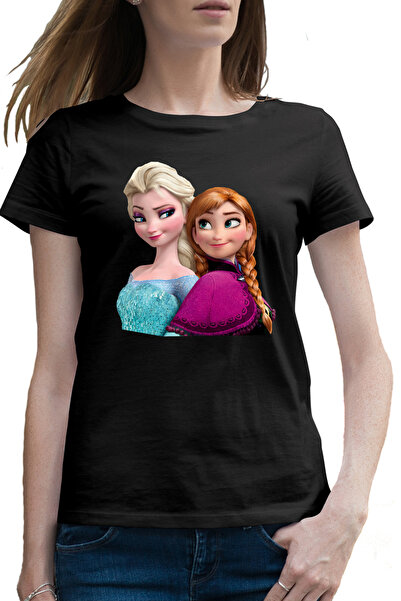 OEM Tricou femei Elsa Frozen Anna Elsa Costum